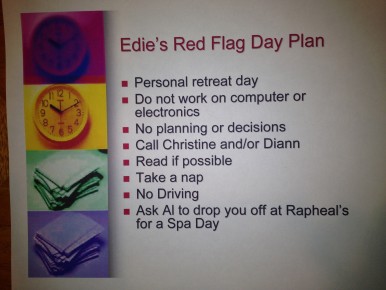 Edie's Red Day Flag Plan